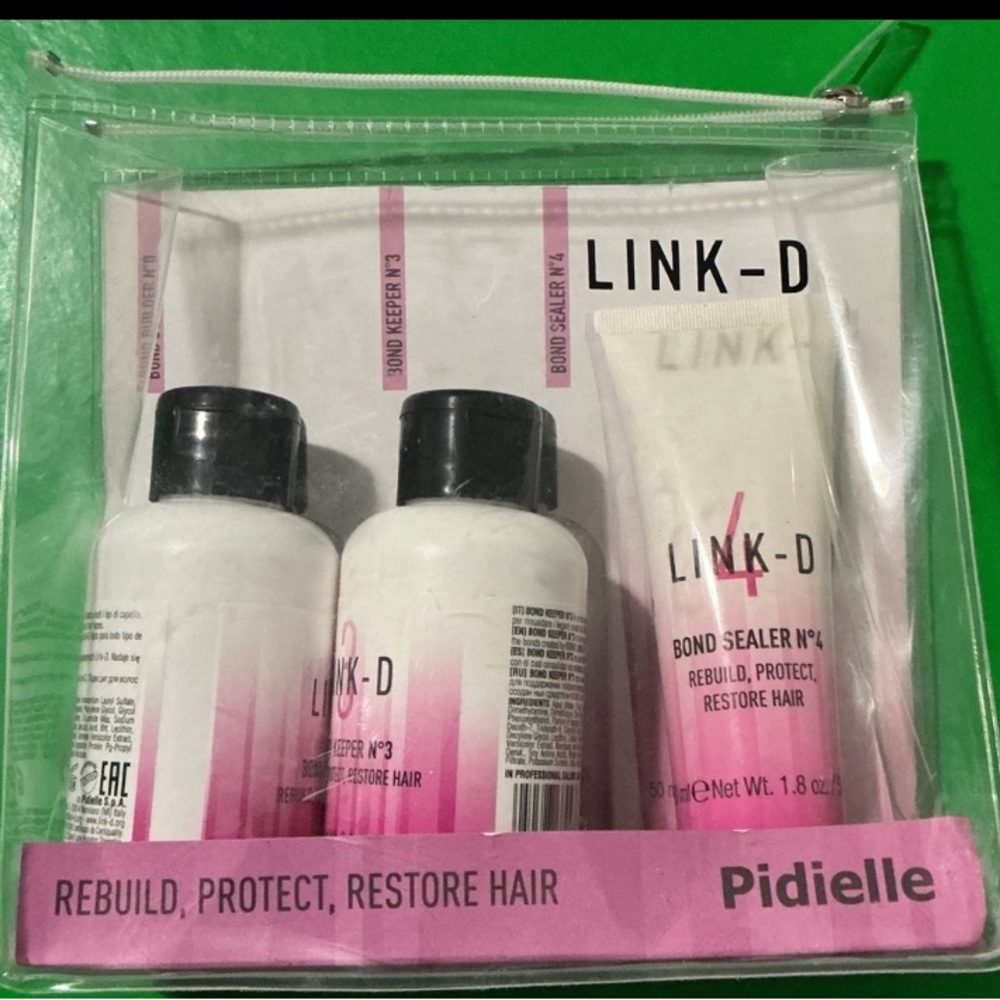 Link-D Hair Care Set - Pink and White